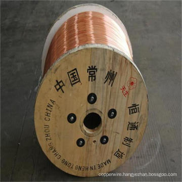 Telephone Drop Wire Copper Clad Steel Wire CCS in Plastic Spool